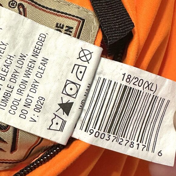 Woolrich Youth XL 18/20 Break Up Camo Hunting Blaze Orange Reversible Vest - Picture 9 of 9